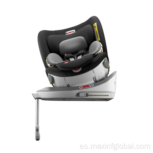 Asiento de automóvil para bebés de isofix recién nacido con pierna de soporte